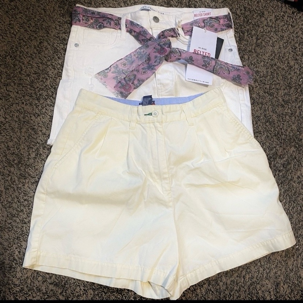 Tommy Hilfiger & Celebrity Pink Women's Size 8 Yellow & 7/28  White